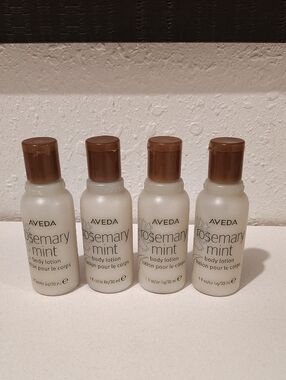 AVEDA Rosemary Mint Body Lotion 1 Fl. oz. Set Of 4